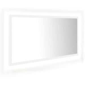 Led Bathroom Mirror White 90x8.5x37 cm Acrylic Vidaxl Led Bathroom Mirror White 90x8.5x37 cm Acrylic Vidaxl