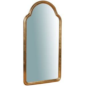 BISCOTTINI W40xDP3xH579cm Made in Italy sized wood made antiqued gold finish leaf wall mirror BISCOTTINI W40xDP3xH579cm Made in Italy sized wood made antiqued gold finish leaf wall mirror