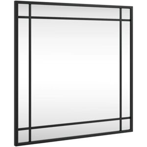 Wall Mirror Black 50x50 cm Square Iron Vidaxl Wall Mirror Black 50x50 cm Square Iron Vidaxl