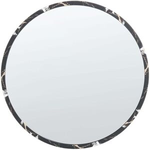 BELIANI Wall Mirror MARTEL 69 cm 69 cm Black BELIANI Wall Mirror MARTEL 69 cm 69 cm Black