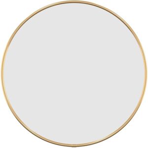 vidaXL Round Gold Wall Mirror - Bathroom Vanity 40cm vidaXL Round Gold Wall Mirror - Bathroom Vanity 40cm
