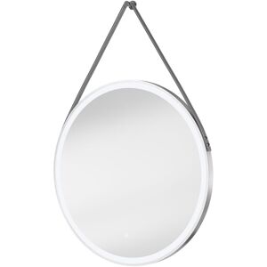 Wholesale Domestic - Colorado Polished Chrome Frame with Silver Strap 800mm Round Illuminated Dimmable led Mirror with Demister and Touch Sensor Wholesale Domestic - Colorado Polished Chrome Frame with Silver Strap 800mm Round Illuminated Dimmable led Mirror with Demister and Touch Sensor