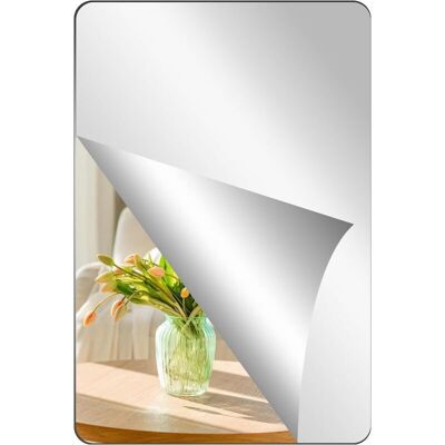 TORMATOR Acrylic self-adhesive mirror - 20 x 30 cm - Flexible wall mirror - Decorative film for bathroom, living room, bedroom, wardrobe TORMATOR Acrylic self-adhesive mirror - 20 x 30 cm - Flexible wall mirror - Decorative film for bathroom, living room, bedroom, wardrobe