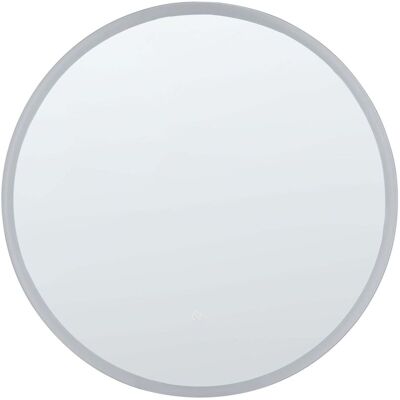 Beliani Wall Mounted LED Mirror DEAUVILLE - Bathroom Mirror Beliani Wall Mounted LED Mirror DEAUVILLE - Bathroom Mirror