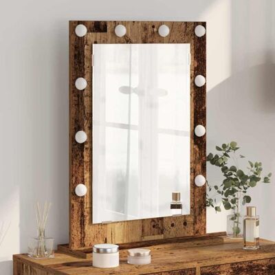 Vidaxl Wooden Rustic Dresser Mirror - 70x50x18 cm Vidaxl Wooden Rustic Dresser Mirror - 70x50x18 cm