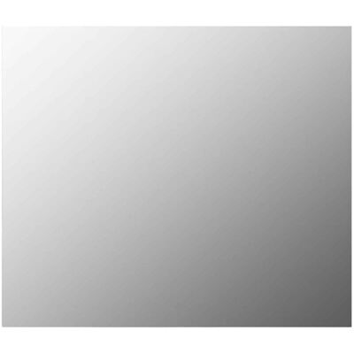 vidaXL Model 80x60cm Glass Wall Mirror - Rectangular Frameless Interior vidaXL Model 80x60cm Glass Wall Mirror - Rectangular Frameless Interior