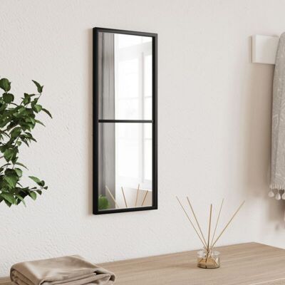 Wall Mirror Black 20x50 cm Rectangle Iron Vidaxl Wall Mirror Black 20x50 cm Rectangle Iron Vidaxl