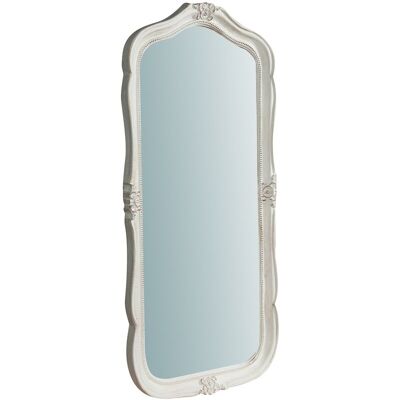 Biscottini - Wall Mirror - White aged finish - Italy Biscottini - Wall Mirror - White aged finish - Italy