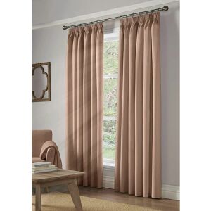 ALAN SYMONDS 100% Blackout Eyelet Ring Top Curtains Pink 41 x 72 - Pink