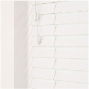 Newedgeblinds - 250cm Serene Faux Wood Venetian Blind With Strings (50mm Slats) Blind With Strings (50mm Slats)