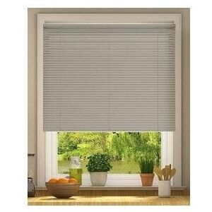 Newedgeblinds - 152cm Drop, 25mm Slat pvc Venetian Blind145cm Grey