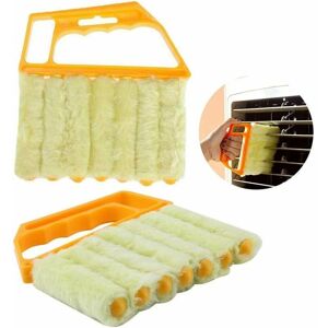 Alwaysh - 2 Pcs Blinds Cleaner Plastic Venetian Blind Cleaning Brush for Vertical Air Conditioner Shutters