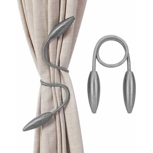 TINOR 2 Pieces Magnetic Curtain Tiebacks Curtain Clips Rope Holdbacks Curtain Ropes Drape Holdbacks Holder Curtain Holder Buckles for Home Office Decoration