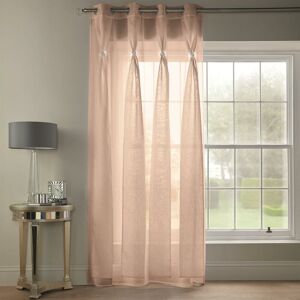 Alan Symonds - Diana Dolly Diamante Ring Top Curtain Panel (Blush, 57 x 72 [145x183cm]) - Blush