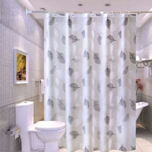 Langray - Bathroom Shower Curtain Liner - Frosted Translucent 100% peva 3D Effect Design Waterproof Bath Shower Curtain Liner, Eco-Friendly, Rust