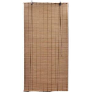 BERKFIELD HOME Brown Bamboo Roller Blinds 140 x 160 cm