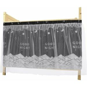 LUNE Bunk bed curtains single blackout fabric gauze bed tent curtain 1.15M2M