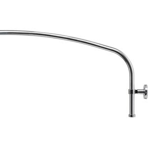 Croydex - Luxury Curved Shower Curtain Rod, Chrome