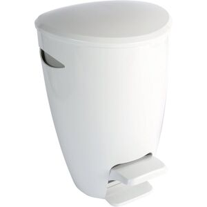 Croydex - Plastic Bathroom Bin, White