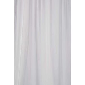 Croydex Plain White PVC Shower Curtain