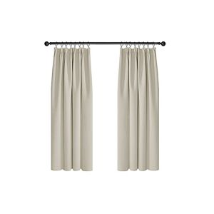 Deconovo - Nursery Curtains Thermal Insulated Curtains Blackout Curtains Pencil Pleat Curtains for Bedroom Navy Blue W55 x L82 Inch 2 Panels - Navy