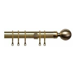 Newedgeblinds - Extendable Metal Curtain Poles170 - 300cm Antique Brass