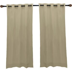 Gardenista - Outdoor Curtains Water Resistant Gazebo for Patio Privacy and Sun Protection, Caravan Door Polyester Covers Durable and Easy Clean,