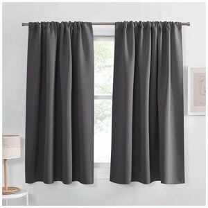 ORCHIDÉE Gray blackout curtains - thermal window treatments for the home