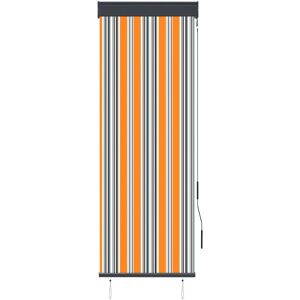 Berkfield Home - Mayfair Outdoor Roller Blind 60x250 cm Yellow and Blue