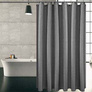 Rhafayre - Mildew Proof Shower Curtain, Dark Gray Bath Curtain Waterproof Polyester Shower Curtain Fabric Washable Shower Curtains for Bathroom or