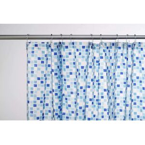 Croydex - Blue Mosaic Shower Curtain