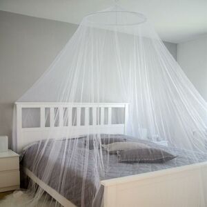 Amanka - Mosquito Protection 12m xxl canopy Insect Net for double beds wieges 180 - transparent