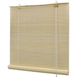 ROYALTON Natural Bamboo Roller Blinds 140 x 160 cm