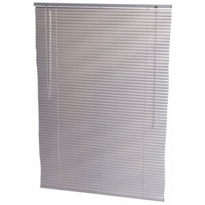 100 x 150cm Aluminium Silver Home Office Venetian Window Blinds with Fixings - Oypla