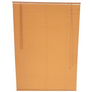 100 x 150cm pvc Teak Wood Grain Effect Home Office Venetian Window Blinds with Fixings - Oypla