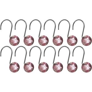 Premier Housewares - Hot Pink Resin Shower Curtain Hooks