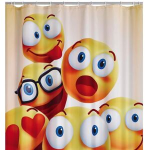 BERKFIELD HOME RIDDER Shower Curtain Smile 180x200 cm