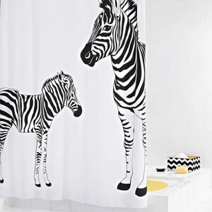 Berkfield Home - ridder Shower Curtain Zebra 180x200 cm