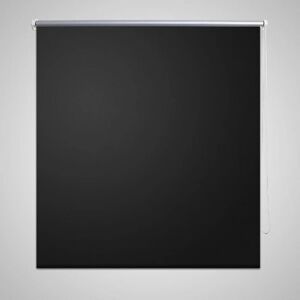 ROYALTON Roller Blind Blackout 140 x 230 cm Black