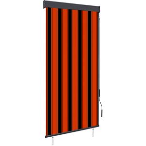 Outdoor Roller Blind 100x250 cm Orange and Brown - Royalton