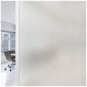 NEIGE Snow Window Film Electrostatic Blackout Film Anti uv Anti Glare for Office Home Bathroom (White, 40x200cm)