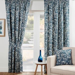 Aviary Light Filtering Curtains Blue 90x90 - Blue - Sundour
