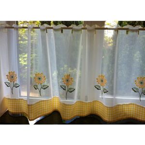 ALAN SYMONDS Sunflower Cafe 24 Net Curtains - Multicoloured