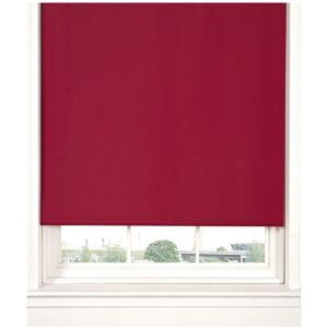 EMMA BARCLAY Thermal Blackout Red 60cms Wide Straight Edged Roller Blind - Black