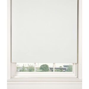 Emma Barclay - Thermal Blackout White 60cms Wide Straight Edged Roller Blind - White