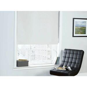 Emma Barclay - Thermal Blackout White 90cms Wide Straight Edged Roller Blind - White