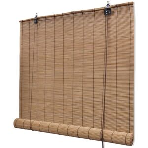 Sweiko - Roller Blind Bamboo 150x160 cm Brown VDTD11760