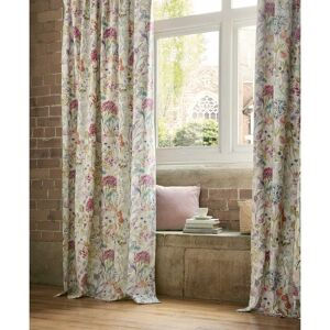 Country Hedgerow Floral Fully Lined Pencil Pleat 90x90 Curtains - Multicoloured - Voyage Maison