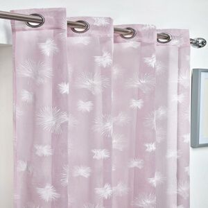 EMMA BARCLAY Whisper Eyelet Voile Curtain 57X90 Silver - Silver