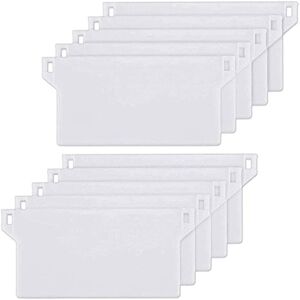 DEWDAT 10pcs California Blind Weight Plate Weight Weight Vertical Blinds Weight Plate Blind Vertical Slat 127mm White Replacement Part